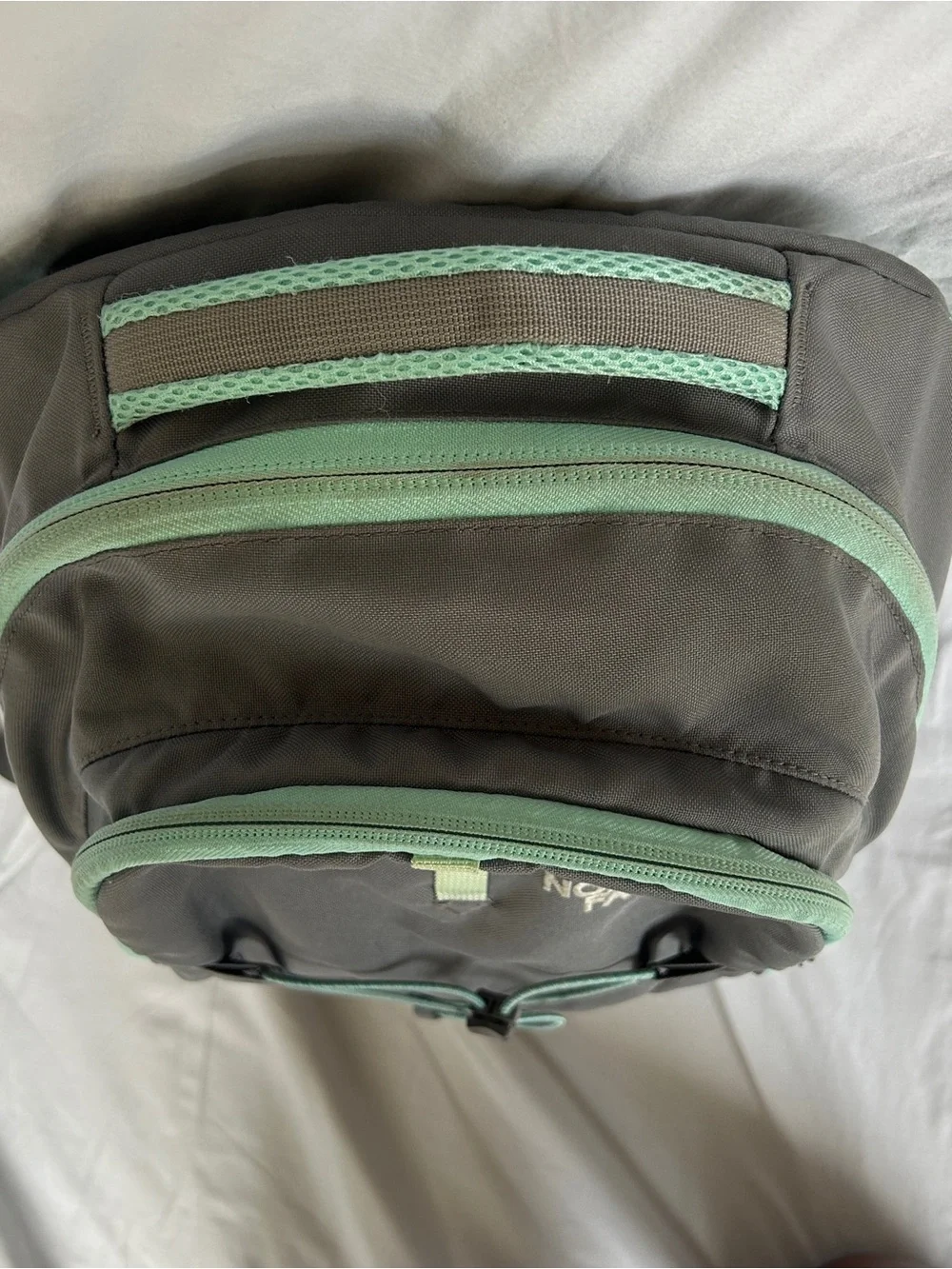 Mint green The North Face Jester backpack